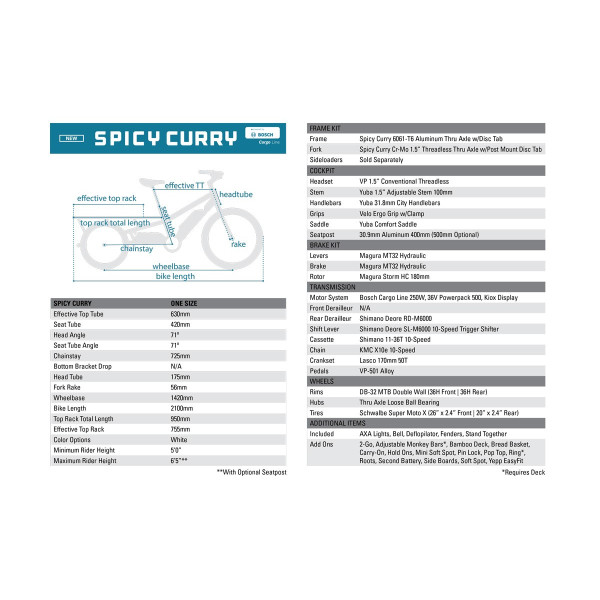 Vélo cargo électrique yuba spicy curry hot sale